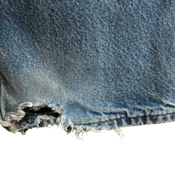 Carhartt Jeans Men 36x32 Flannel Lined B172 DST Relaxed Fit Work Distressed Worn - Picture 16 of 16